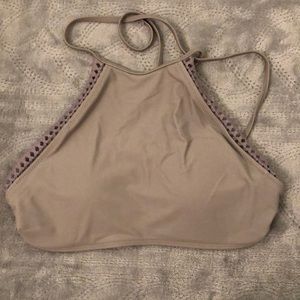 Aerie halter style bikini top